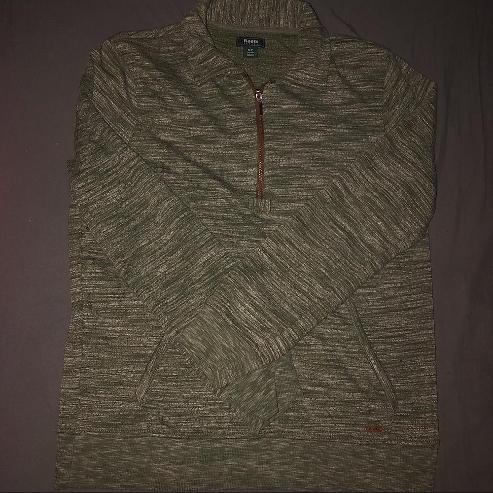 green roots sweater